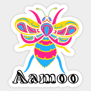 Pansexual Aamoo (Bee) Sticker